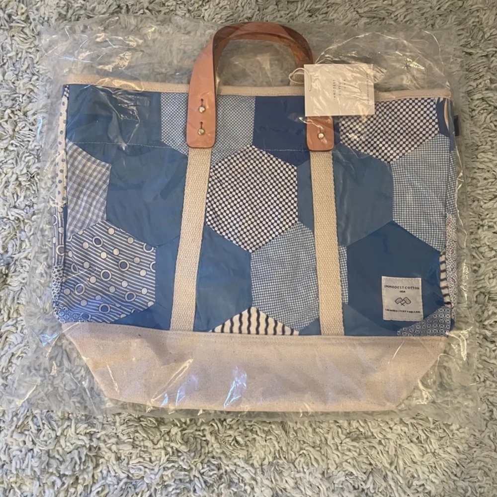 Immodest Cotton Small Tote